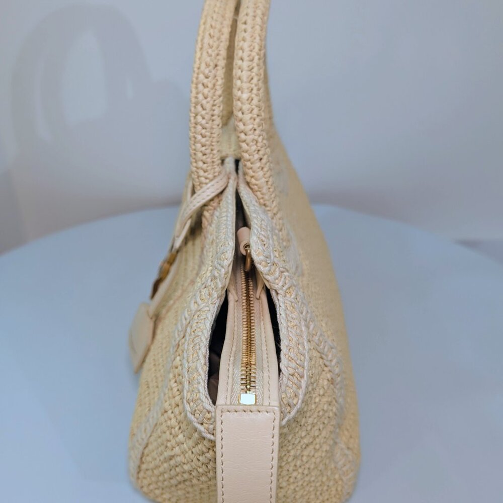 Yves Saint Laurent Downtown Raffia Bag - Picture 4 of 14